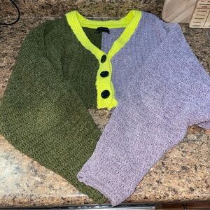 Urban outfitters Colorblock Cardigan Sweater